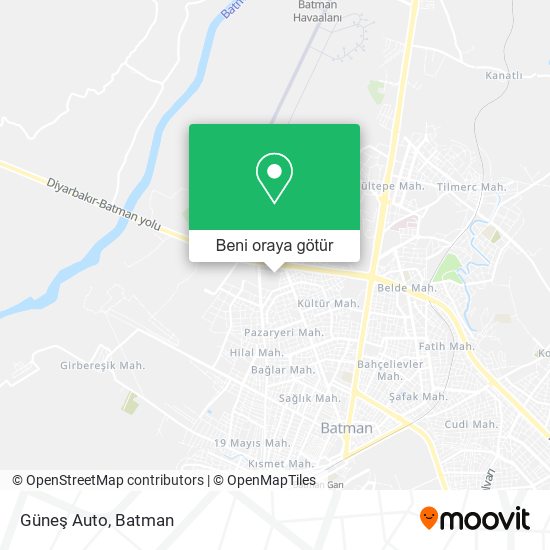 Güneş Auto harita
