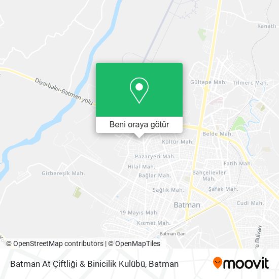 Batman At Çiftliği & Binicilik Kulübü harita