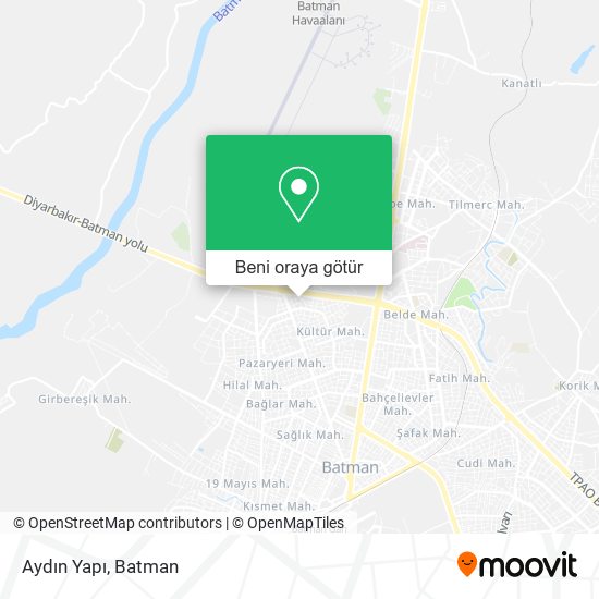 Aydın Yapı harita
