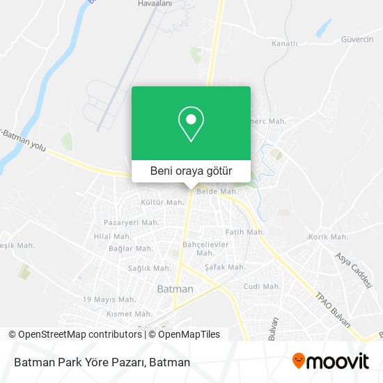 Batman Park Yöre Pazarı harita