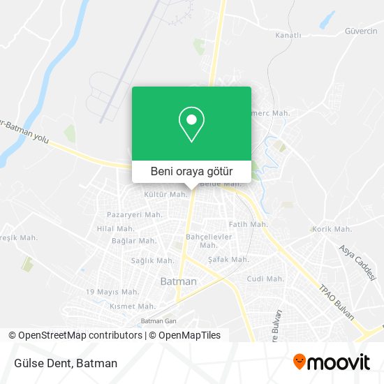 Gülse Dent harita