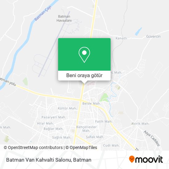 Batman Van Kahvalti Salonu harita