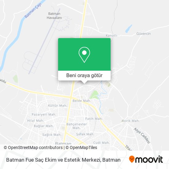 Batman Fue Saç Ekim ve Estetik Merkezi harita