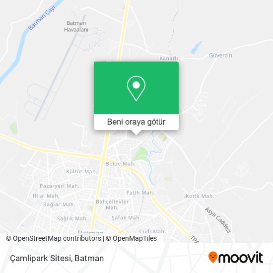 Çamlipark Sitesi harita