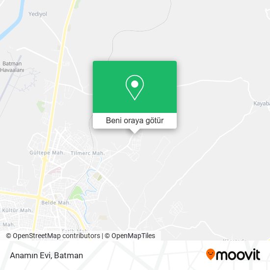 Anamın Evi harita