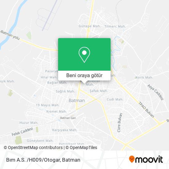 Bım A.S. /H009/Otogar harita