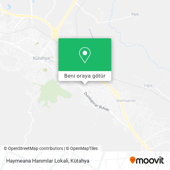 Haymeana Hanımlar Lokali harita