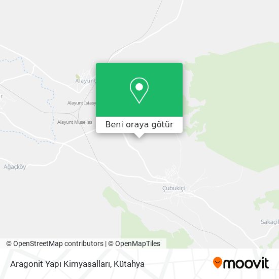 Aragonit Yapı Kimyasalları harita