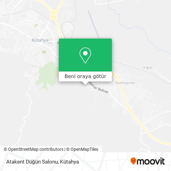 Atakent Düğün Salonu harita