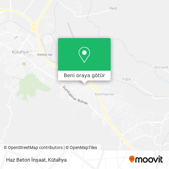 Haz Beton İnşaat harita