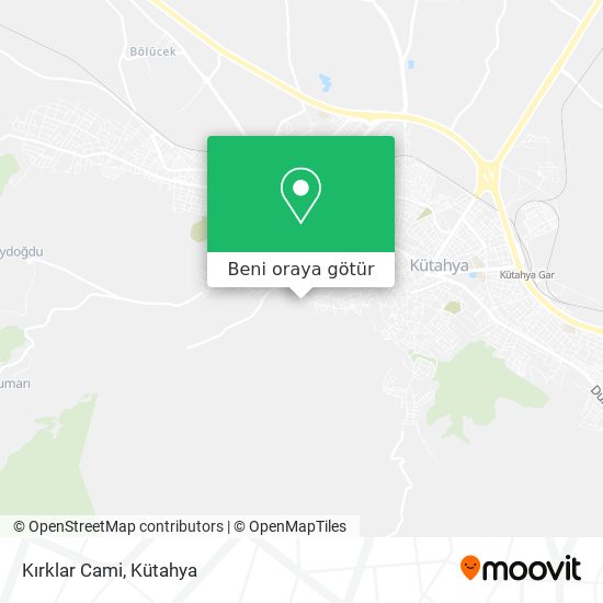 Kırklar Cami harita
