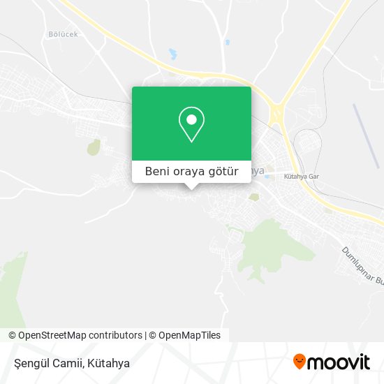 Şengül Camii harita