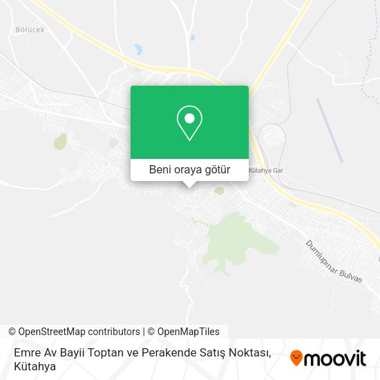 Emre Av Bayii Toptan ve Perakende Satış Noktası harita