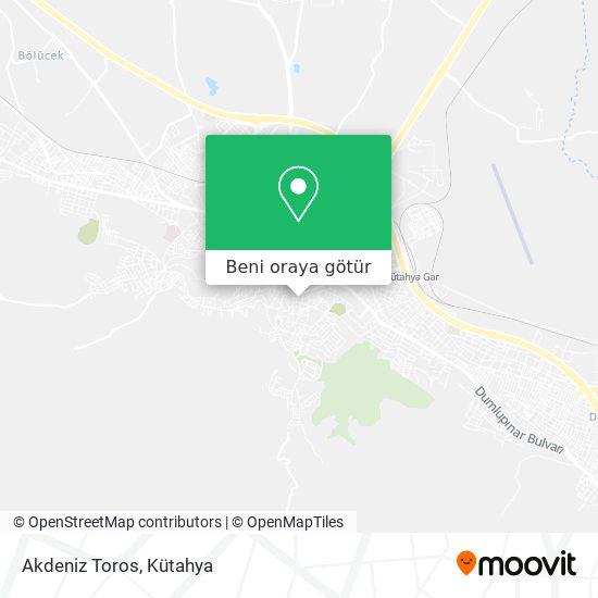Akdeniz Toros harita