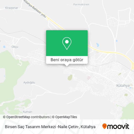 Birsen Saç Tasarım Merkezi -Naile Çetin- harita
