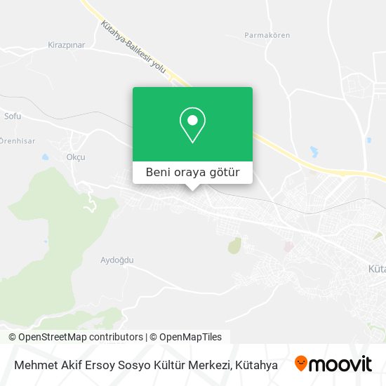 Mehmet Akif Ersoy Sosyo Kültür Merkezi harita