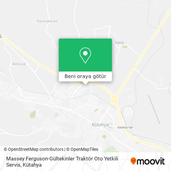 Massey Ferguson-Gültekinler Traktör Oto Yetkili Servis harita