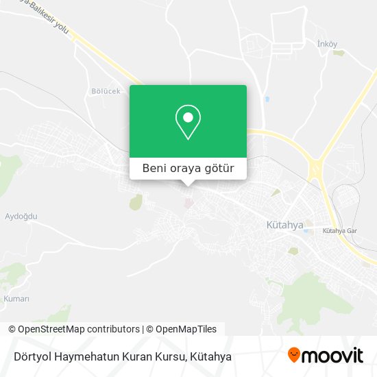 Dörtyol Haymehatun Kuran Kursu harita