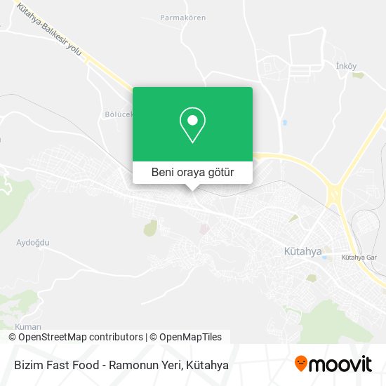 Bizim Fast Food - Ramonun Yeri harita