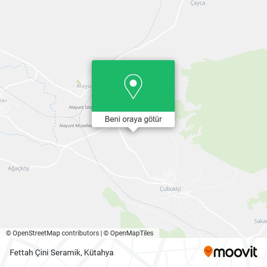 Fettah Çini Seramik harita