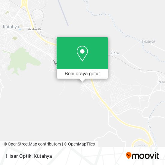 Hisar Optik harita