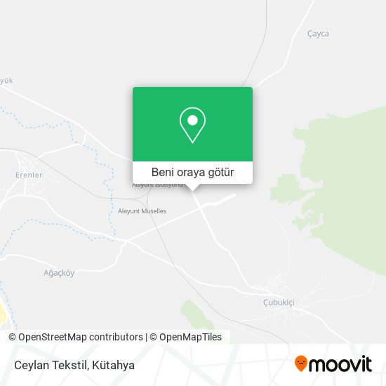 Ceylan Tekstil harita