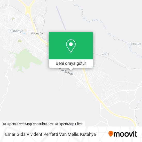 Emar Gıda Vivident Perfetti Van Melle harita