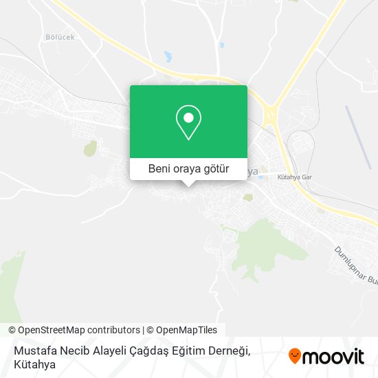 Mustafa Necib Alayeli Çağdaş Eğitim Derneği harita