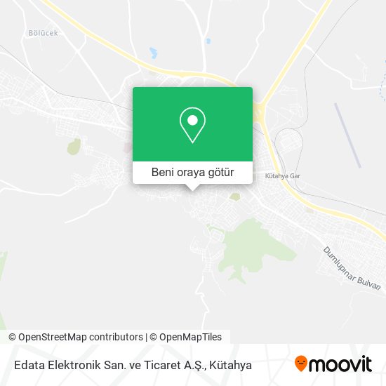Edata Elektronik San. ve Ticaret A.Ş. harita