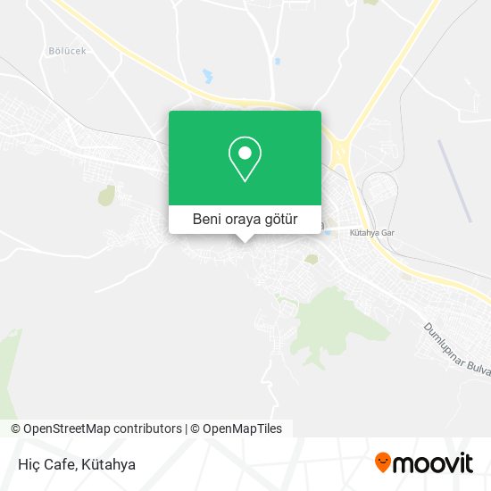 Hiç Cafe harita