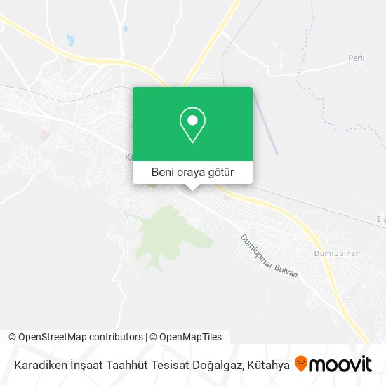 Karadiken İnşaat Taahhüt Tesisat Doğalgaz harita