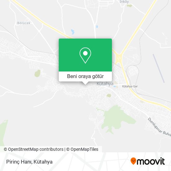 Pirinç Hanı harita