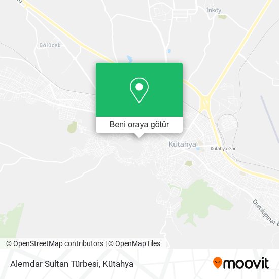 Alemdar Sultan Türbesi harita