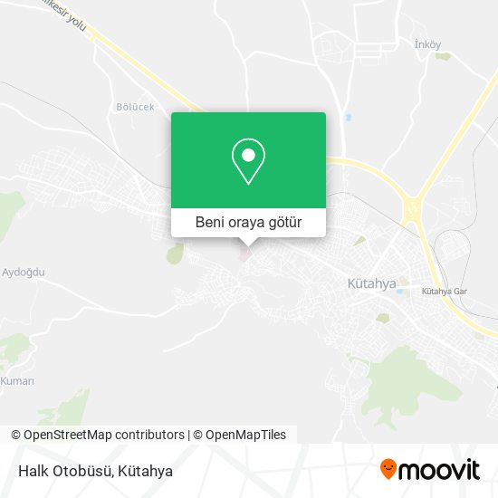 Halk Otobüsü harita