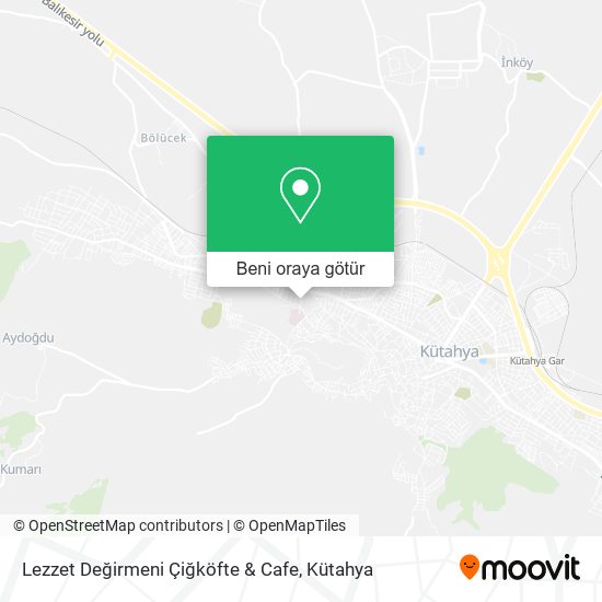 Lezzet Değirmeni Çiğköfte & Cafe harita