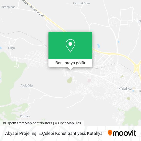 Akyapi Proje İnş. E.Çelebi Konut Şantiyesi harita