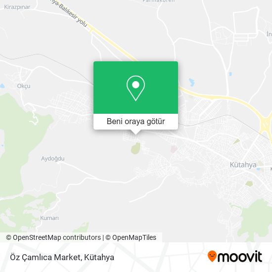 Öz Çamlıca Market harita