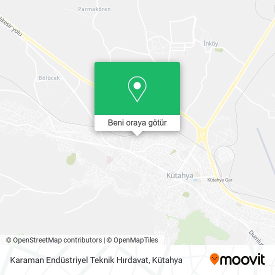 Karaman Endüstriyel Teknik Hırdavat harita