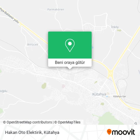 Hakan Oto Elektirik harita