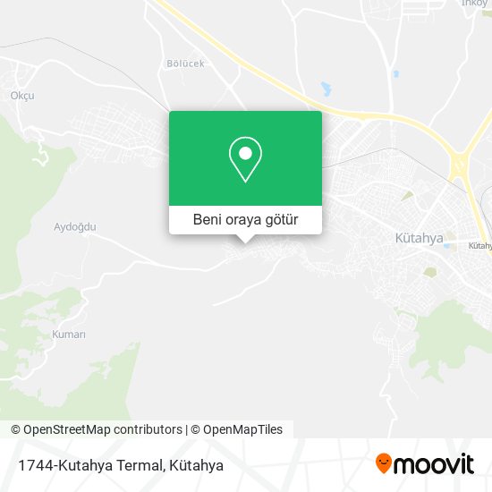 1744-Kutahya Termal harita