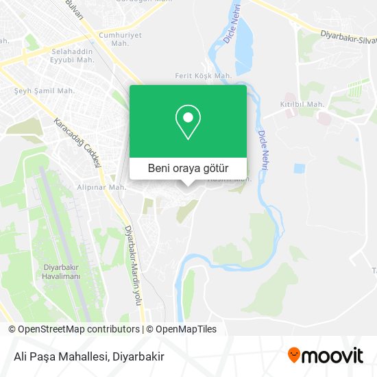 Ali Paşa Mahallesi harita