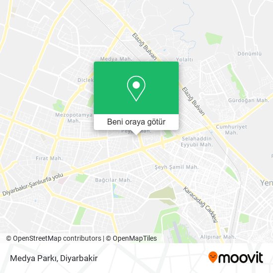 Medya Parkı harita