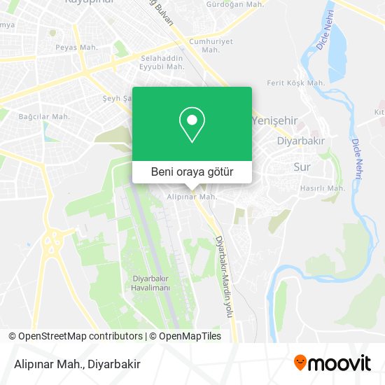 Alipınar Mah. harita