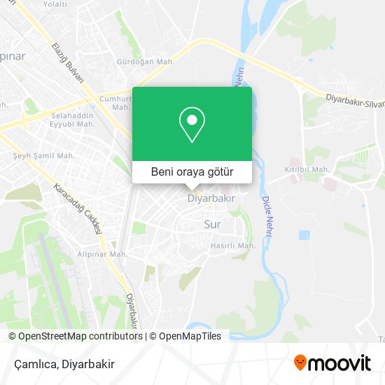 Çamlıca harita