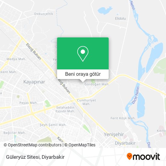 Güleryüz Sitesi harita