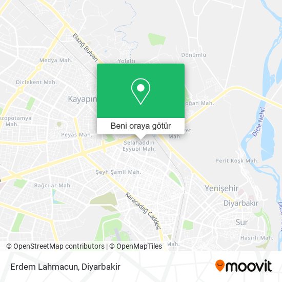 Erdem Lahmacun harita