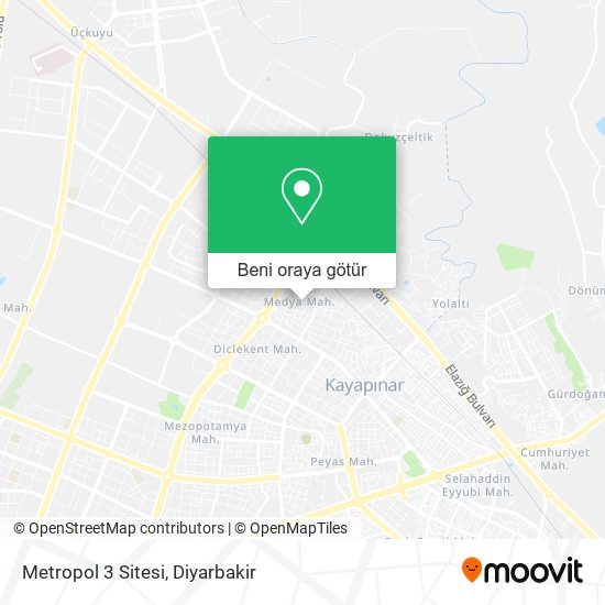 Metropol 3 Sitesi harita