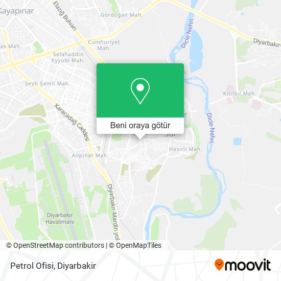 Petrol Ofisi harita