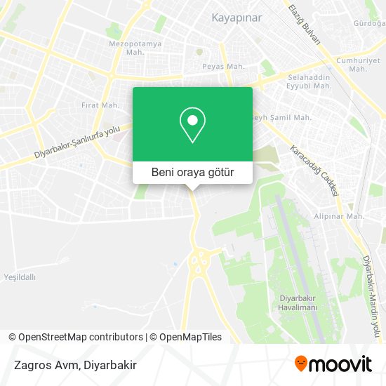 Zagros Avm harita