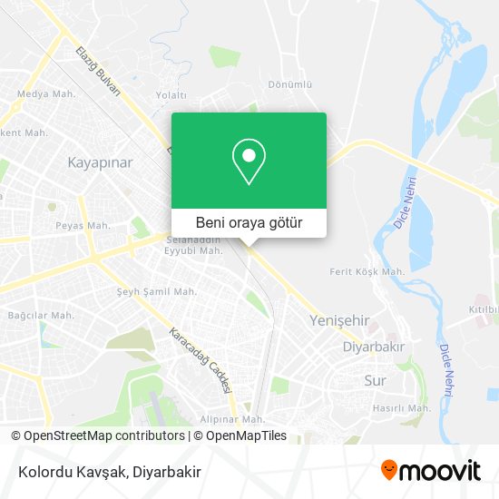 Kolordu Kavşak harita